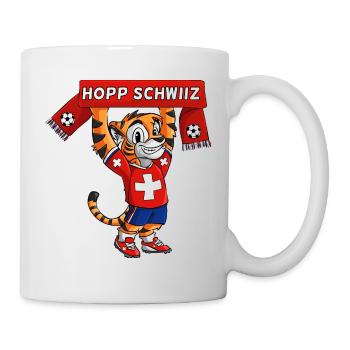 Suisse Fantiger Hopp Schwiiz - Mug blanc - blanc - Droite