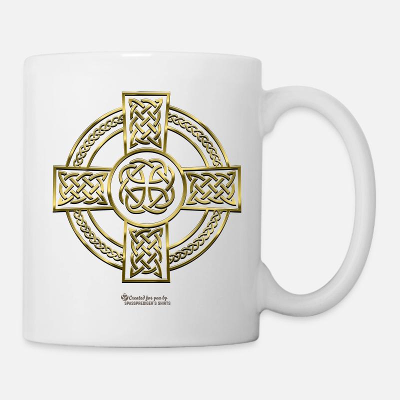 Croce Celtica - Tazza - bianco