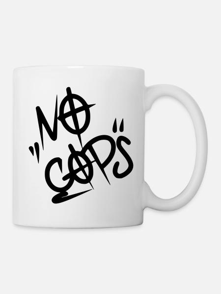 No Cops - Tasse - Weiß