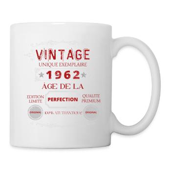 Zeitalter der Vintage-Perfektion 1962 - Tasse - Weiß - Rechts