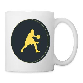 Basketballspieler - Tasse - Weiß - Rechts