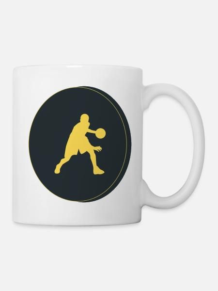 basketteur - Mug blanc - blanc