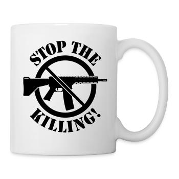 Stop The Killing! (Gun Reform / No Weapons / 1C) - Mug - white - Right