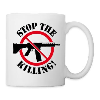 Stop The Killing! (Gun Reform / No Weapons / 3C) - Mug - white - Right
