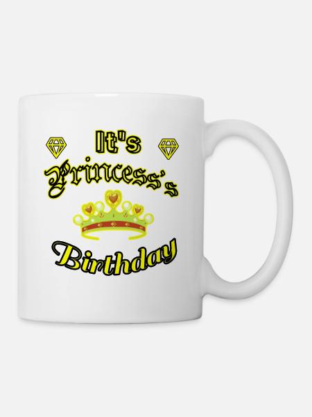 Princess's birthday - Mug - white