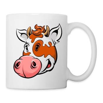 Cartoon Cow - Mug - white - Right