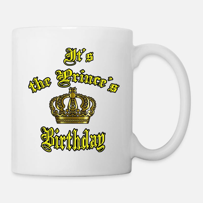 Geburtstag des Prinzen - Tasse - Weiß