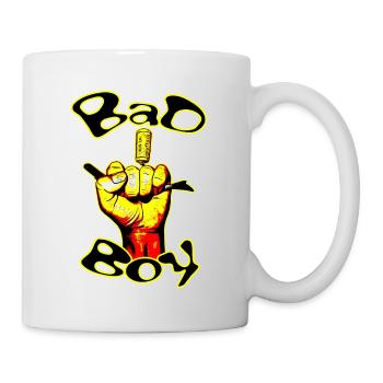 Der böse Junge - Tasse - Weiß - Rechts