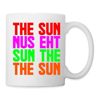 Le soleil - Mug blanc - blanc - Droite