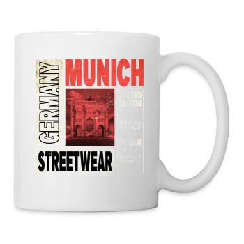 Munich Germany City Skyline Home Love - Mug - white - Right