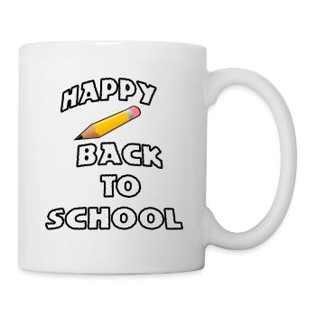 Happy back to school// Happy back to school - Mug - white - Right
