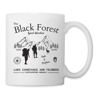 Schwarzwald Black Forest Adventure Wandern - Tasse - Weiß - Rechts