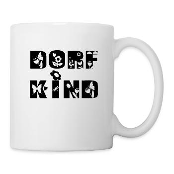 Dorfkind - Tasse - Weiß - Rechts