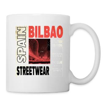 Bilbao Spanien Stadt Skyline Urlaub Sommer - Tasse - Weiß - Rechts