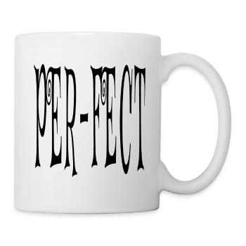 Jeu de mot père, perfect - Mug blanc - blanc - Droite