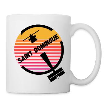 Saint Domingue République dominicaine Avion Retro - Mug blanc - blanc - Droite