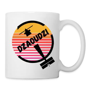 Dzaoudzi Mayotte Soleil Retro Vintage Aircraft - Mug - white - Right