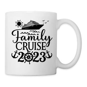 Family Cruise 2023 Cruise Ship Holiday Vacation - Mug - white - Right
