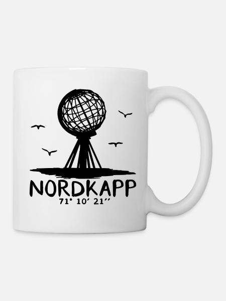 Nordkapp - Nordkap - Cap Nord - Mug blanc - blanc