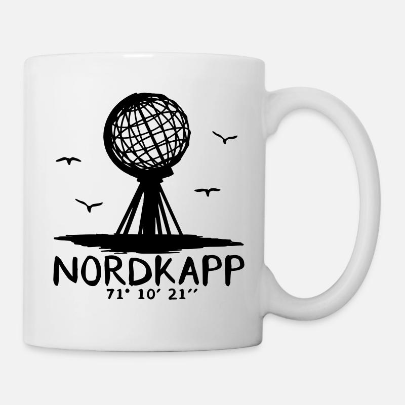 Nordkapp - Nordkap - Cap Nord - Mug blanc - blanc