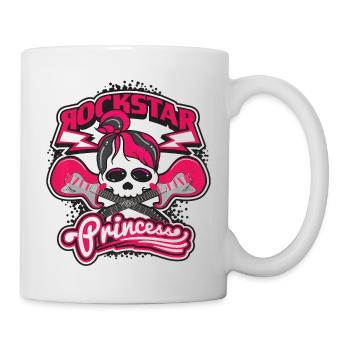 Rock-Star Princess - Tasse - Weiß - Rechts