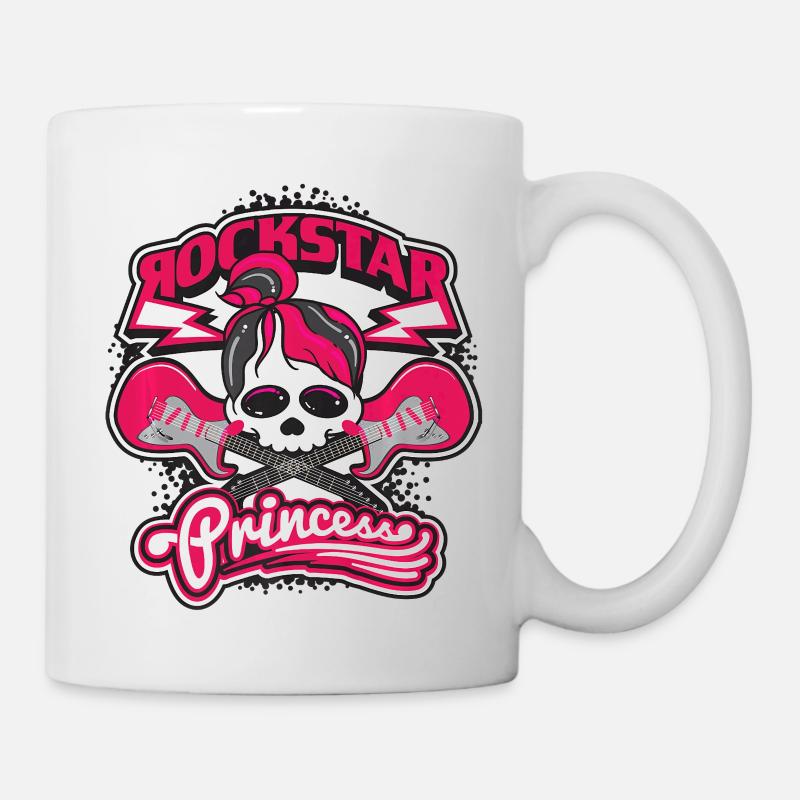 Rock-Star Princess - Tasse - Weiß
