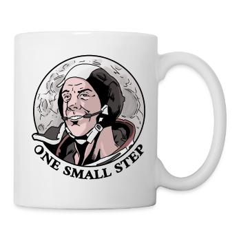 One Small Step - A Small Step - Moon Landing - Mug - white - Right