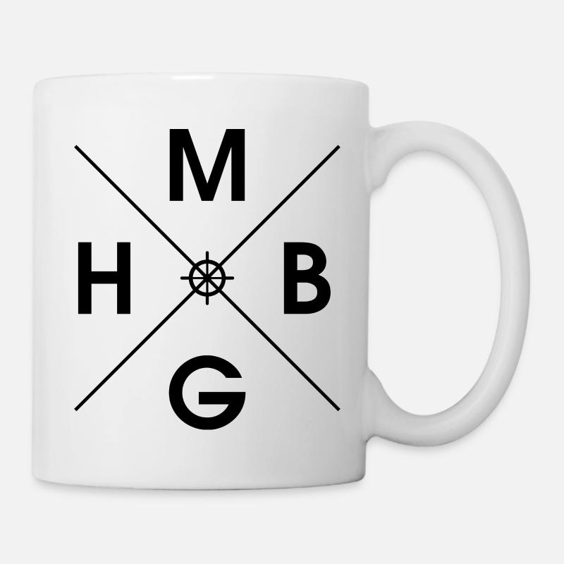 HMBG - Hamburg - Tasse - Weiß