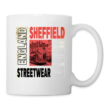 Sheffield Angleterre UK City Skyline Accueil Amour - Mug blanc - blanc - Droite