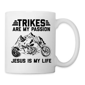 | de moto Trike Trikes Triker Motos Cadeau - Mug blanc - blanc - Droite