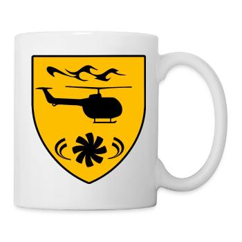 Hubschrauber - Tasse - Weiß - Rechts