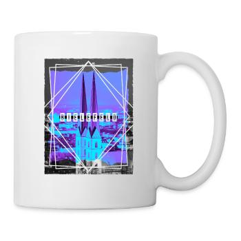 Bielefeld Deutschland Stadt Skyline Heimat Liebe - Tasse - Weiß - Rechts