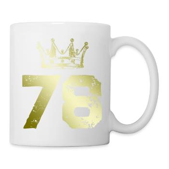 78 Number crown - Mug - white - Right