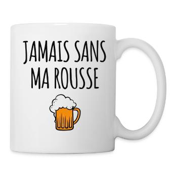 Jamais sans ma rousse - Mug blanc - blanc - Droite