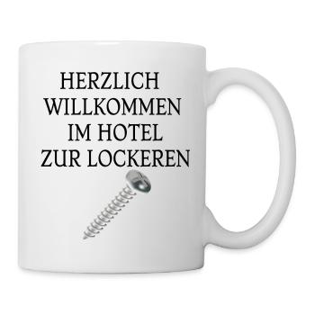 SCHRAUBE - Tasse - Weiß - Rechts