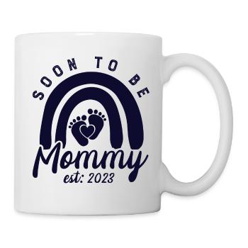 Je serai enfin mère, grossesse en 2023 - Mug blanc - blanc - Droite