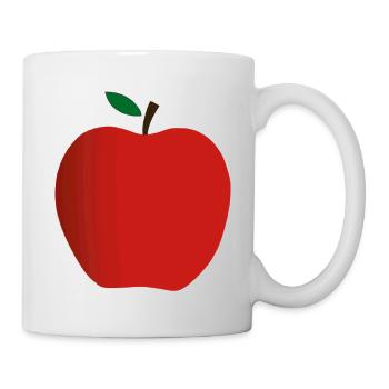 Apple Illustration Gift Idea - Mug - white - Right