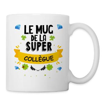 Mug Collègue Citation Humour - Mug blanc - blanc - Droite