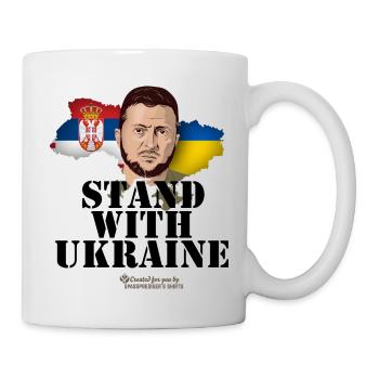 Serbia Ukraine Zelensky - Mug - white - Right