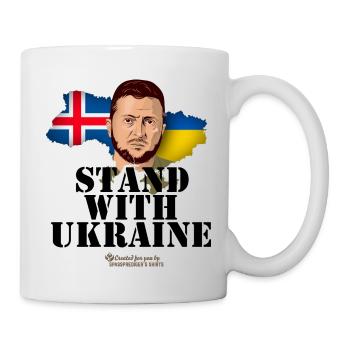 Iceland Stand with Ukraine - Mug - white - Right
