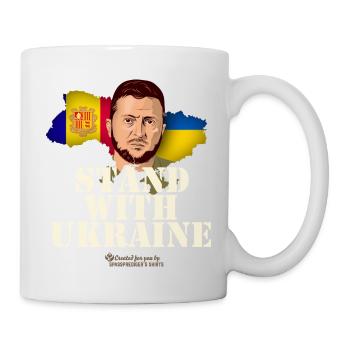 Ukraine Andorra - Tasse - Weiß - Rechts