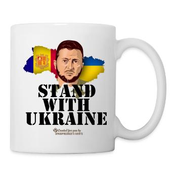 Ukraine Andorre - Mug blanc - blanc - Droite
