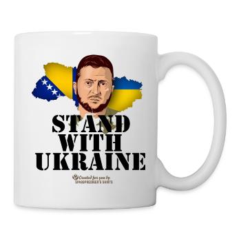 Ukraine Bosnien und Herzegowina - Tasse - Weiß - Rechts