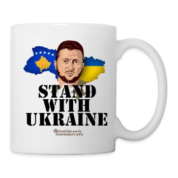 Ukraine Kosovo T-Shirt - Mug blanc - blanc - Droite