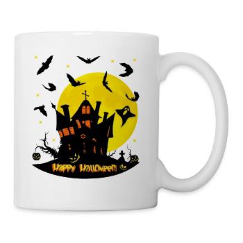 Nuit d'Halloween - Mug blanc - blanc - Droite