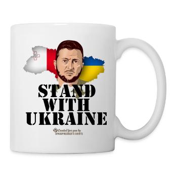 Ukraine Malte T-Shirt Design - Mug blanc - blanc - Droite