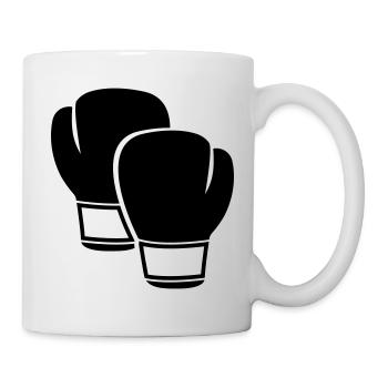 Boxhandschuhe - Tasse - Weiß - Rechts
