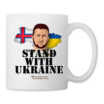 Faroe Islands Ukraine - Mug - white - Right
