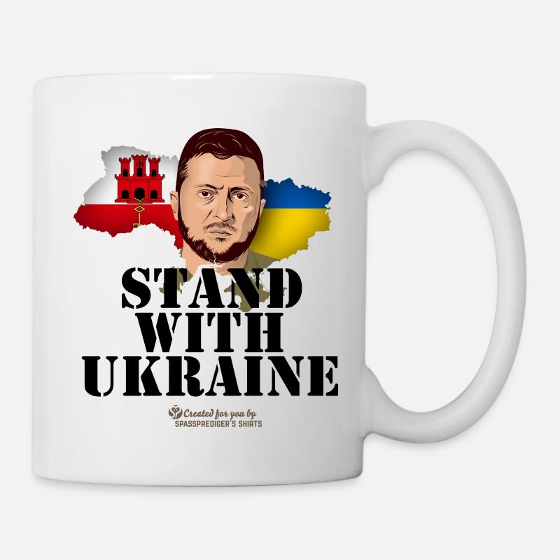 Gibraltar Ukraine - Tasse - Weiß