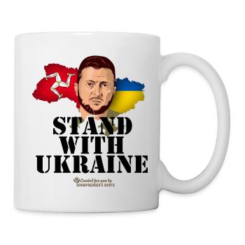 Ukraine Île de Man - Mug blanc - blanc - Droite
